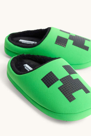 Nen - Minecraft - sabatilles - verd