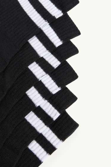 Women - Multipack of 3 - socks - black / white