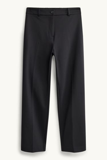 Donna - Pantaloni business - vita alta - regular fit - nero