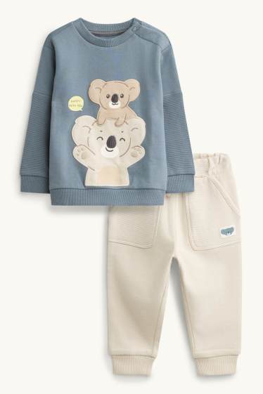 Baby Jungen - Koala - Baby-Outfit - 2 teilig - blau