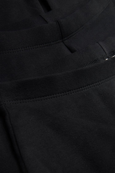 Kinder Mädchen - Multipack 2er - Flared Leggings - schwarz