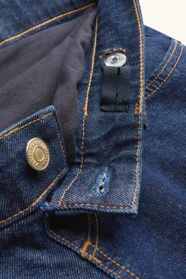 Dames - Zwangerschapsjeans - wide leg - jeansdonkerblauw
