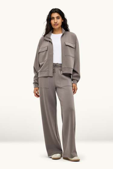 Dona - Pantalons de xandall - antracita