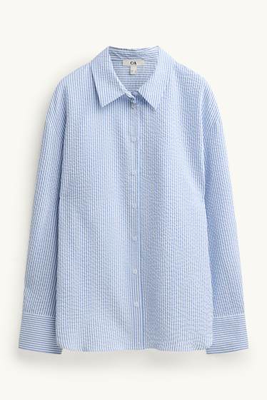 Dona - Brusa - blau/blanc