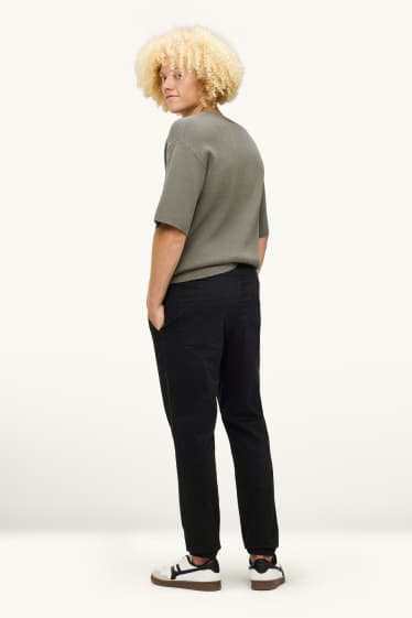 Hommes - Chino - tapered fit - noir