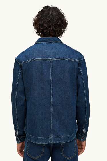 Uomo - Giacca camicia di jeans - relaxed fit - jeans blu scuro