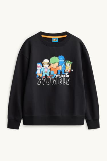 Nen - Stumble Guys - dessuadora - negre