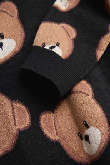 Bambine - Orsacchiotto - maglione - nero / beige