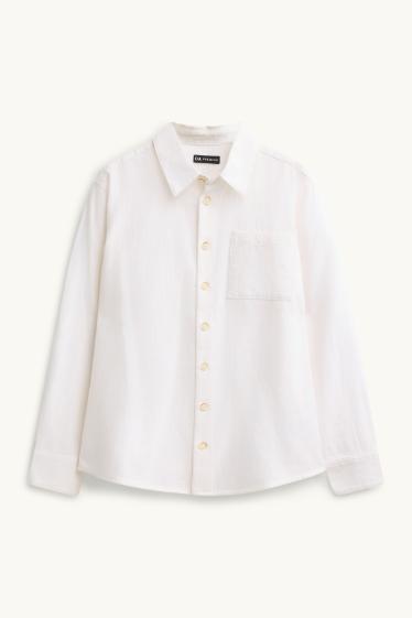 Enfants garçons - Chemise - blanc