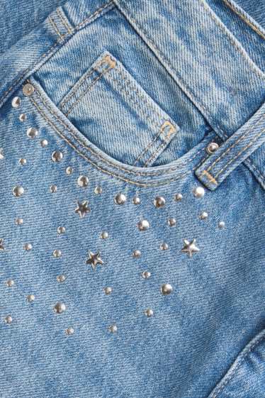 Kinderen: meisjes - Baggy jeans - jeansblauw