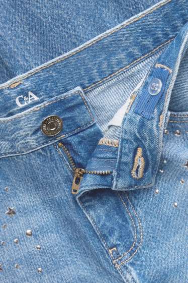 Kinderen: meisjes - Baggy jeans - jeansblauw