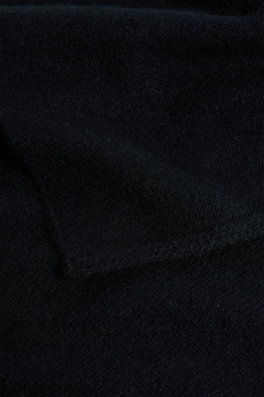 Damen - Kaschmir-Schal - schwarz