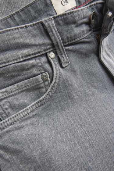 Pánské - Straight jeans - LYCRA® - džíny - světle šedé