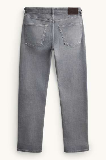 Pánské - Straight jeans - LYCRA® - džíny - světle šedé