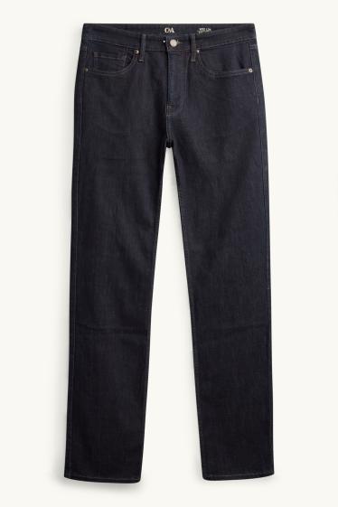 Bărbați - Straight jeans - LYCRA® - denim-gri închis