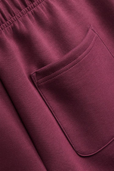 Bărbați - Pantaloni de trening - bordo
