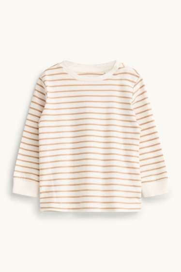 Miminka - chlapci - Medvídek - outfit pro miminka - 2dílný - béžová