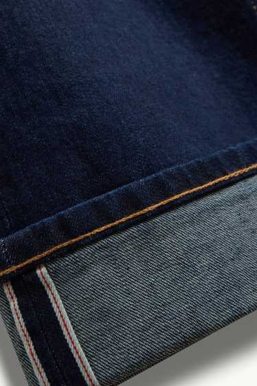 Damen - Straight Jeans - High Waist - Selvedge - dunkeljeansblau