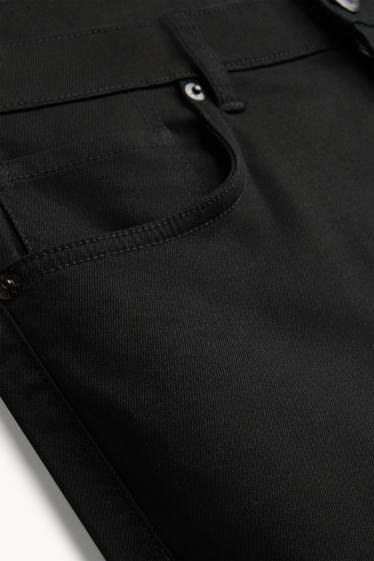Herren - Hose - Straight Fit - schwarz