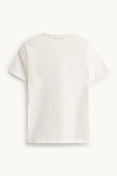 Kinder Mädchen - Kurzarmshirt - weiss