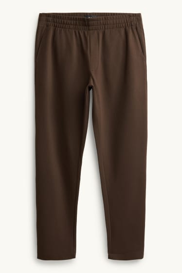 Hommes - Bas de jogging - marron foncé