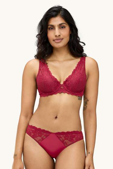 Femmes - Culotte - rouge