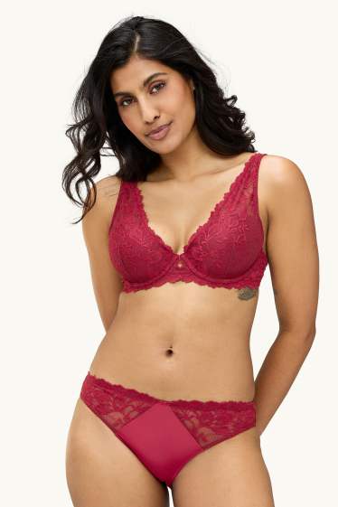 Femmes - Culotte - rouge