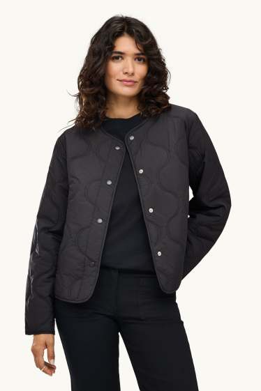Damen - Steppjacke - schwarz