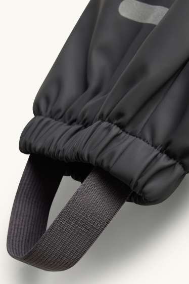 Children Boys - Waterproof trousers - lined - waterproof - anthracite