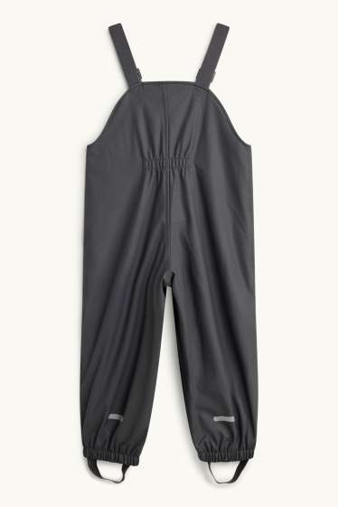 Children Boys - Waterproof trousers - lined - waterproof - anthracite