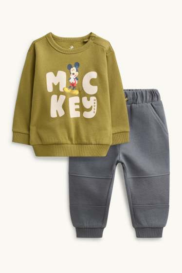 Bébés garçons - Mickey Mouse - tenue bébé - 2 pièces - vert