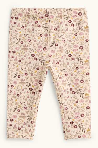 Baby Mädchen - Bambi - Baby-Outfit - 3 teilig - cremefarben