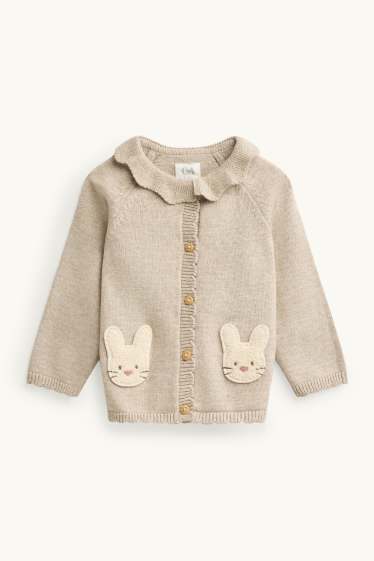 Neonate - Coniglietto - completo per neonati - 2 pezzi - beige