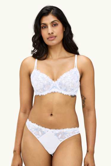 Damen - String - weiss