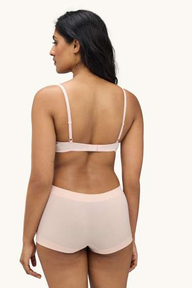 Dames - Set van 3 - hipster - seamless - roze