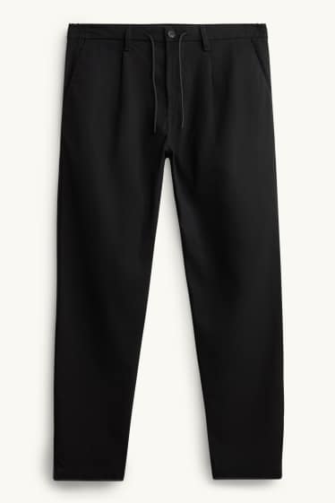 Hommes - Chino - tapered fit - noir
