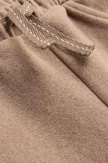 Unisex - Newborn-thermobroek - taupe
