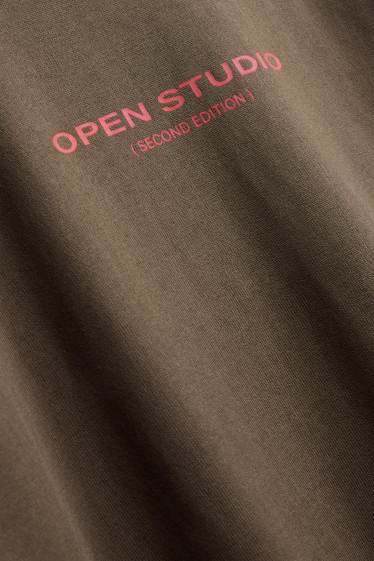 Herren - T-Shirt - Relaxed Fit - khaki