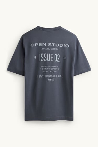 Herren - T-Shirt - Relaxed Fit - anthrazit