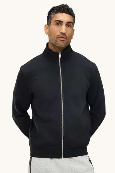 Bărbați - Cardigan tricotat - negru