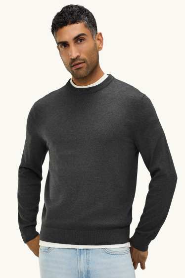 Uomo - Maglione - grigio scuro