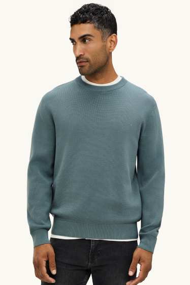 Men - Jumper - petrol