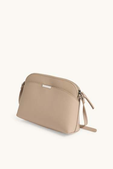 Femmes - Sac à bandoulière - synthétique - beige