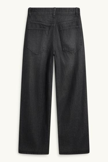 Nen - Baggy Jeans - texans tèrmics - texà gris fosc