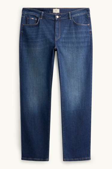 Damen - Straight Jeans - Mid Waist - LYCRA® - dunkelblau