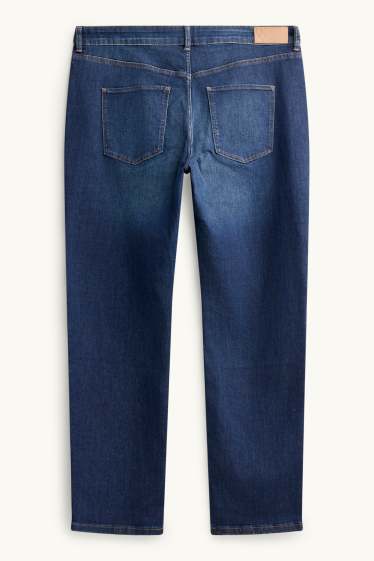 Damen - Straight Jeans - Mid Waist - LYCRA® - dunkelblau