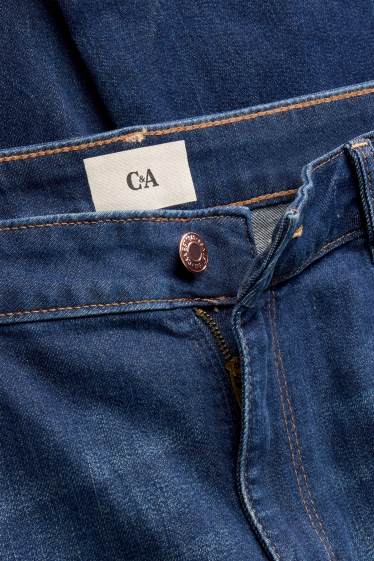 Damen - Straight Jeans - Mid Waist - LYCRA® - dunkelblau