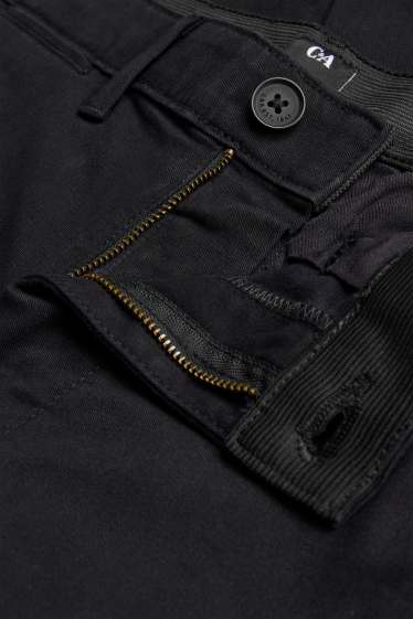 Herren - Chino - Slim Fit - Flex - schwarz