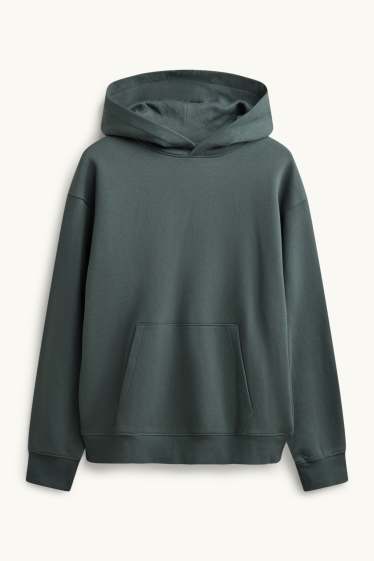 Men - Hoodie - dark green