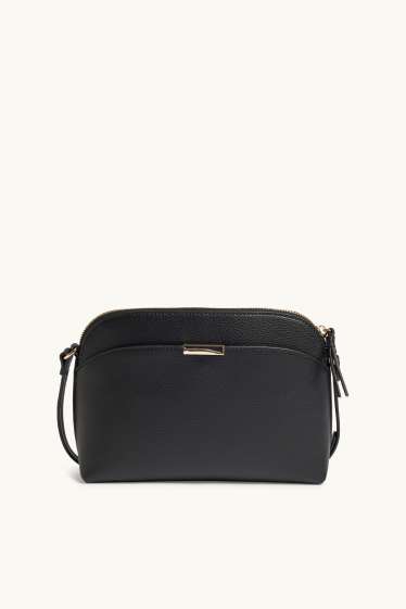 Women - Crossbody bag - faux leather - black